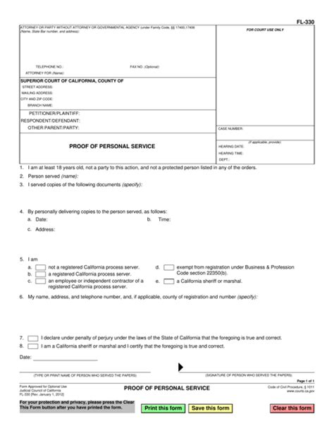 Understanding The Fl-330 Form: Essential Guide For Californians