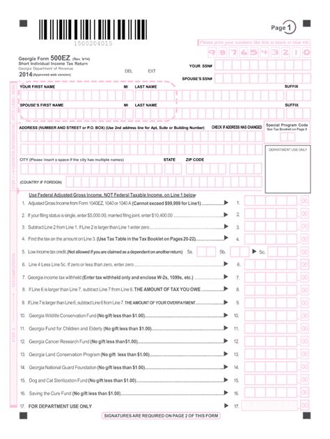 Understanding The Ga-500 Tax Form: A Simple Guide