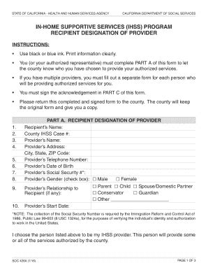 Understanding The Ihss Soc 426a Form: 5 Key Things