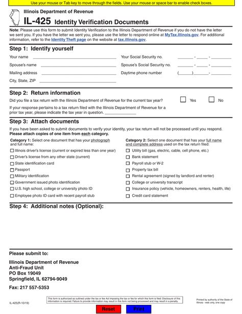 Understanding The Il-425 Form: A Step-By-Step Guide