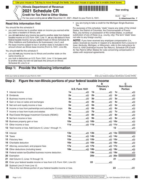 Understanding The Illinois 1041 Tax Form For Estates