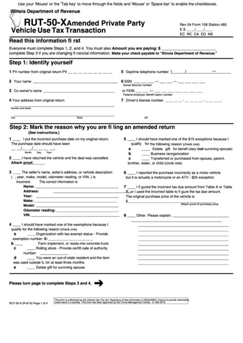 Understanding The Illinois Rut-50 Tax Form: 5 Essential Tips