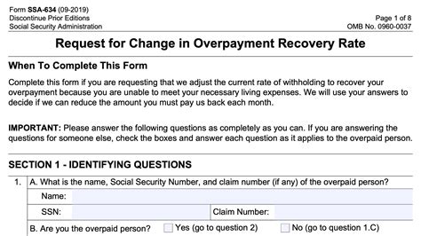 Understanding The Ssa-634 Form: A Guide To Employee Reporting