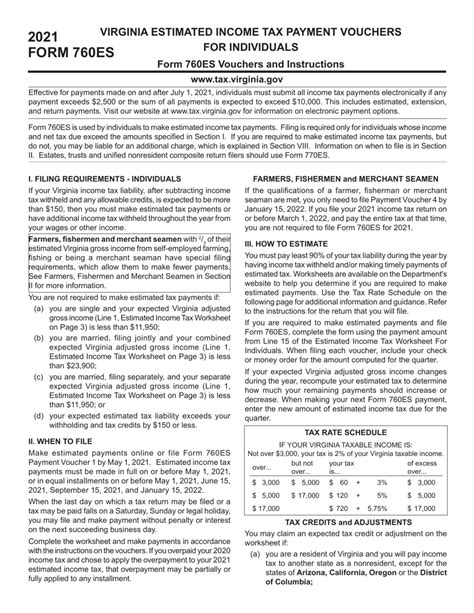 Understanding Va Form 760es: Estimated Income Tax For Veterans