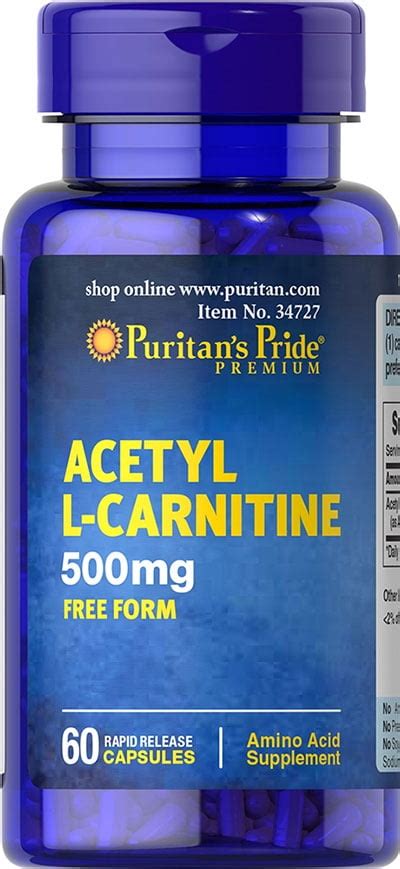 Unlock 7 Benefits Of Puritans Pride Acetyl L-Carnitine