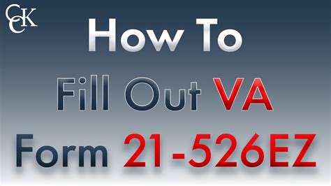 Unlock Va Benefits: 5 Key Uses Of Va Form 21-526ez