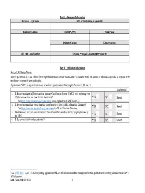 Unlocking Sba Form 3511: 5 Essential Filing Tips