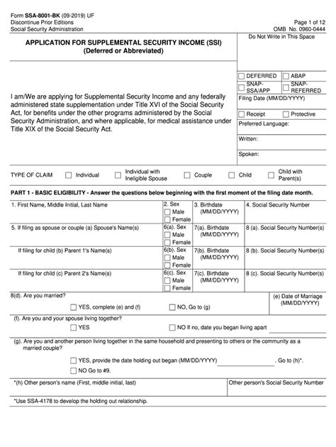 Unlocking Ssa Form 8001: Top 5 Essential Facts