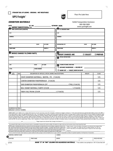 Ups Bill Of Lading Form: A Step-By-Step Guide