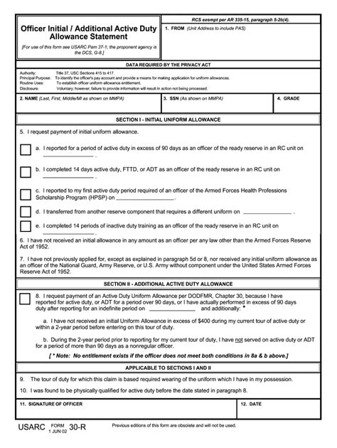 Usar Form 37-R: A Guide To Retirement Application