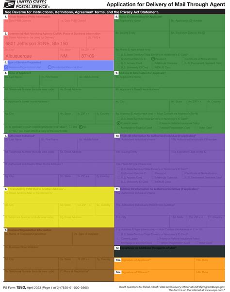 Usps Form 1583: A Step-By-Step Filling Guide Example