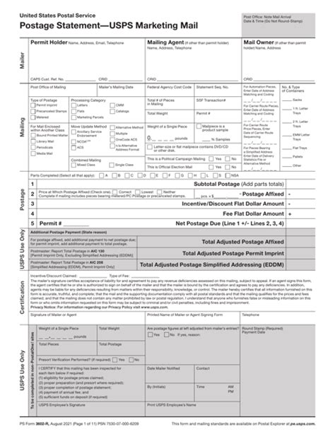 Usps Form 3602-R: A Step-By-Step Filing Guide