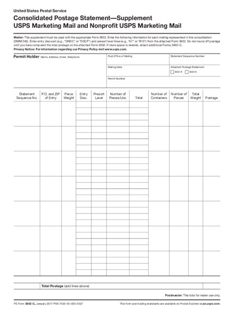 Usps Form 3602: A Step-By-Step Filing Guide