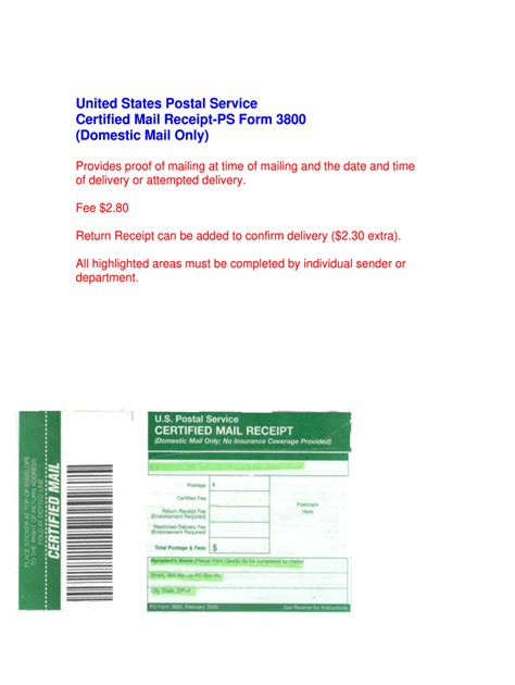 Usps Form 3800: Filling It Out Online Made Easy