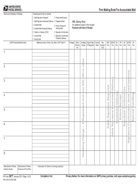 Usps Form 3877: Understanding The Claim For Loss