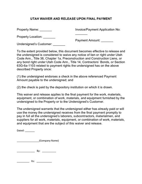 Utah Conditional Lien Waiver Form: A Step-By-Step Guide