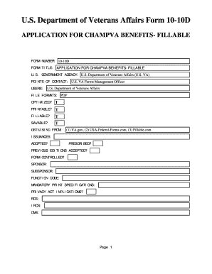 Va Form 10-305: Application For Education Benefits