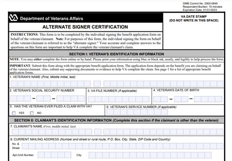 Va Form 21-0972: Understanding The Intent To File Form