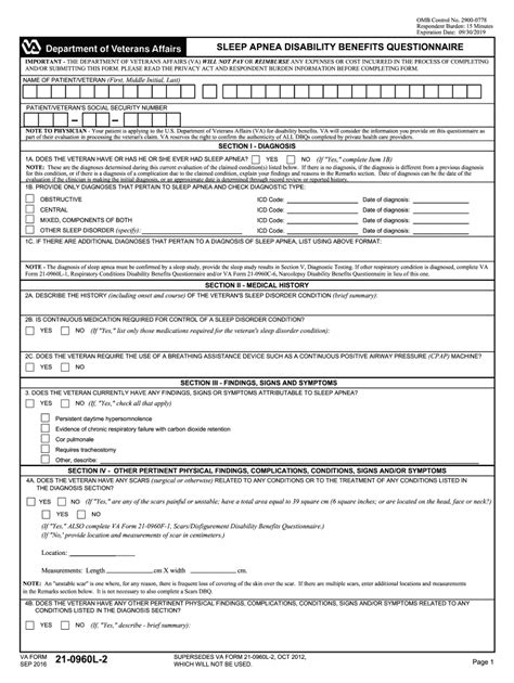 Va Form 21-4138 For Sleep Apnea Claims