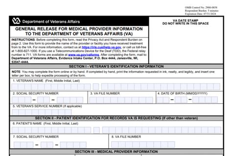 Va Form 21-4142a Fillable: Easy Application Guide