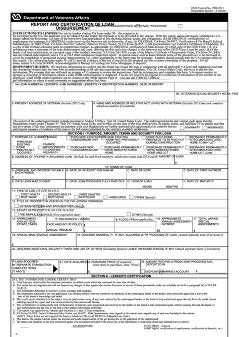 Va Form 26-1820: A Guide To Veteran Loan Guaranty