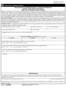 Va Form 26-8812: Applying For Specially Adapted Housing Grant