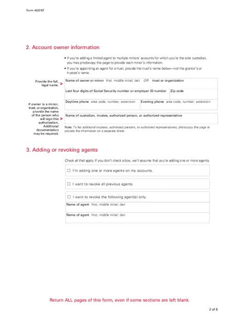 Vanguard Full Agent Authorization Form Explained