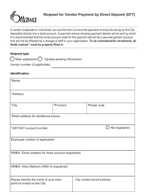 Vendor Ach Authorization Form Template Made Easy