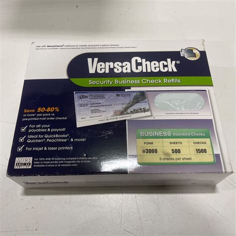 Versacheck Form 3000: Secure Business Checks Solution