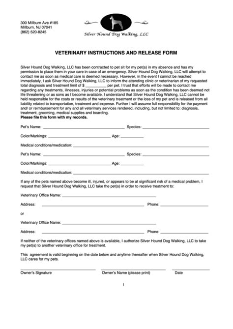 Veterinary Ama Form: A Guide For Pet Owners