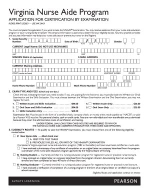 Virginia Cna Reciprocity Form: Easy Transfer Process