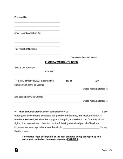 Volusia County Florida Quit Claim Deed Form Guide