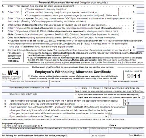 W-4 Form Explained In 5 Simple Steps