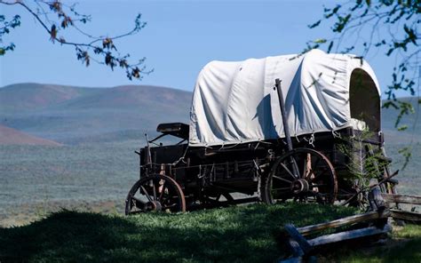 Wagon Trains Formed Circles For Protection Overnight