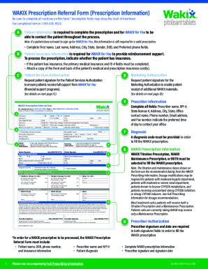 Wakix Enrollment Form: Simplified Patient Access Solution