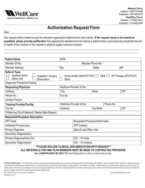 Wellcare Medicaid Prior Authorization Form Guide