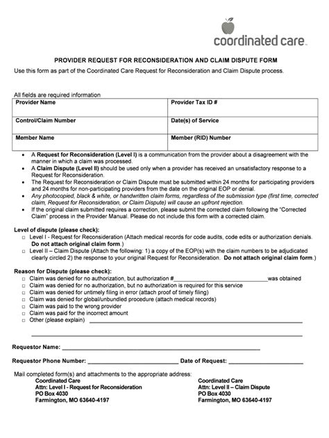 Wellcare Provider Reconsideration Form: A Step-By-Step Guide