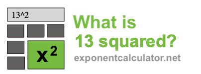 What Is 13 Squared In Fraction Form