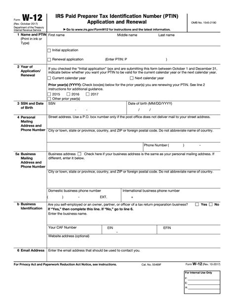 What Is Form W-12: Irs Declaration For Federal Employment