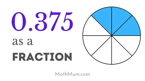 What Is.375 In Fraction Form