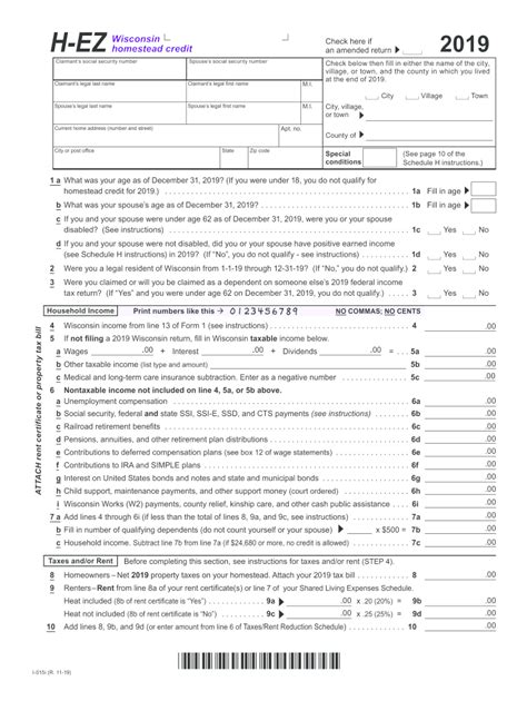 Wi State Tax Form: Easy Filing And Instructions Guide