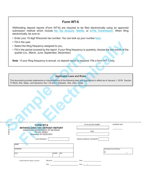 Wisconsin Form Wt-6: Everything You Need To Know