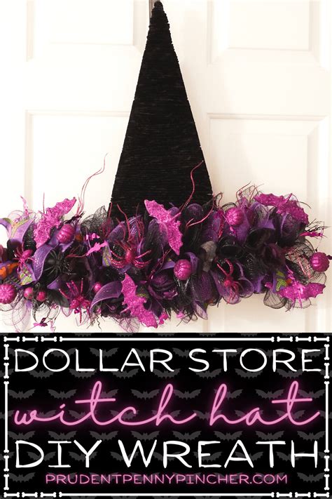 Witch Hat Wreath Form Craft From Dollar Tree