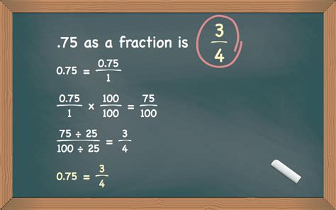 Write 75 As A Simple Fraction