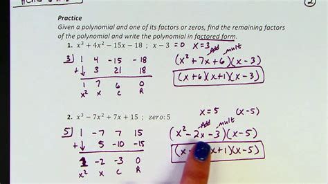 Write Polynomial In Factored Form Easily