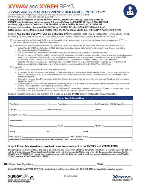 Xywav Patient Enrollment Form: Simplified Application Process