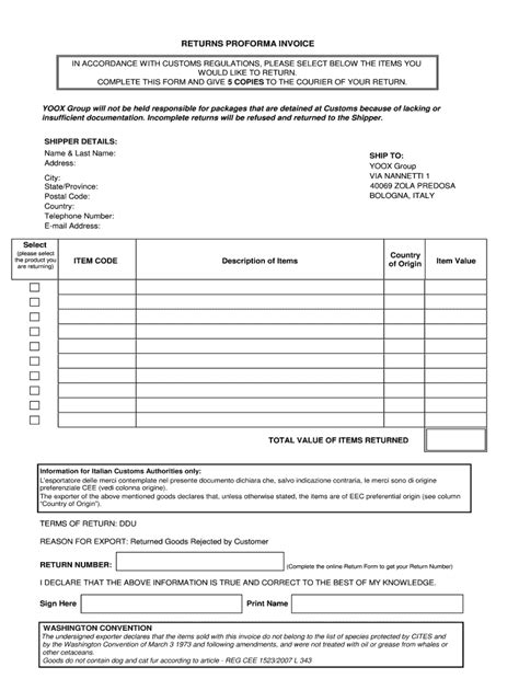 Yoox Return Form: Easy Steps To Initiate Your Return