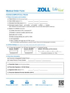 Zoll Lifevest Order Form: Easy Patient Protection Solutions